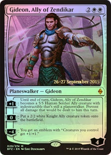 Gideon, Ally of Zendikar - Foil | Pre-Release Promos