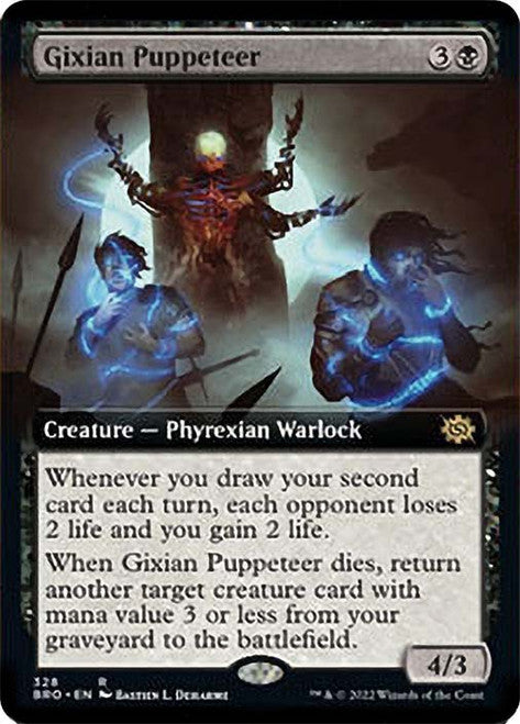 Gixian Puppeteer - Foil - Extended Art | The Brothers' War