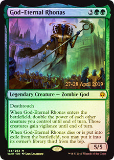 God-Eternal Rhonas - Foil | Prerelease & Release Promos