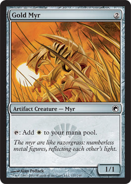 Gold Myr | Scars of Mirrodin