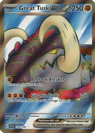Great Tusk ex - 230/198 - Ultra Rare | SV - Base Set