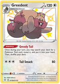 Greedent - SV100/SV122 - Shiny Holo Rare | Shining Fates: Shiny Vault