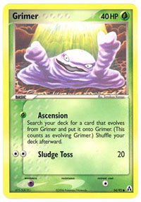 Grimer - 54/92 - Common | EX Legend Maker