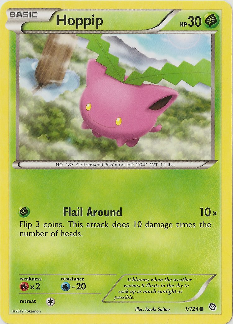 Hoppip - 1/124 - Common | BW - Dragons Exalted