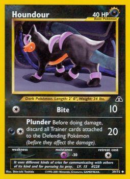 Houndour - 39/75 - Uncommon - Unlimited Edition | Neo Discovery
