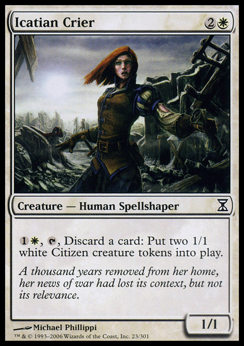 Icatian Crier - Foil | Time Spiral