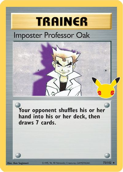 Imposter Professor Oak - 73/102 | Celebrations: Classic Collection