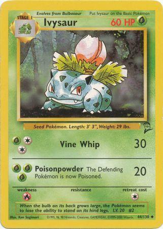 Ivysaur - 44/130 - Uncommon - Unlimited Edition | Base Set 2