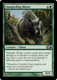 Stampeding Rhino - Foil | Magic 2010