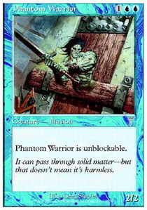Phantom Warrior - Foil | 7th Edition