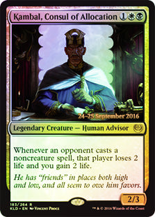 Kambal, Consul of Allocation - Foil | Prerelease & Release Promos