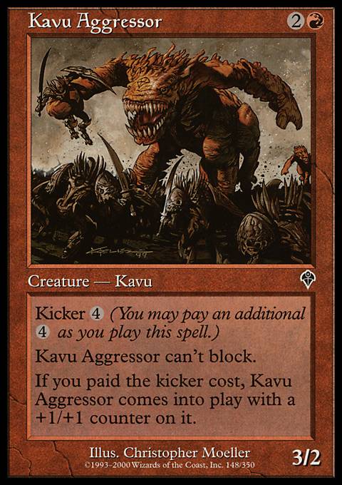Kavu Aggressor - Foil | Invasion