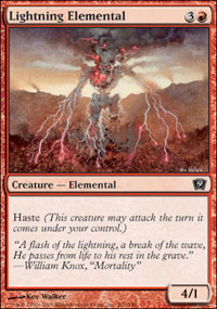 Lightning Elemental - Foil | 9th Edition