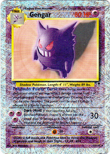 Gengar - 11/110 - Holo Rare - Reverse Holo | Legendary_Collection