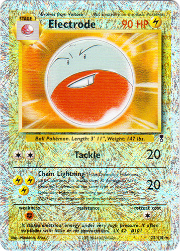Electrode - 22/110 - Rare - Reverse Holo | Legendary_Collection