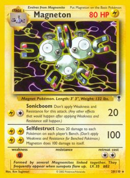 Magneton - 28/110 - Rare | Legendary_Collection