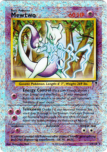 Mewtwo - 29/110 - Rare - Reverse Holo | Legendary_Collection