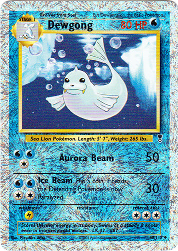 Dewgong - 40/110 - Uncommon - Reverse Holo | Legendary_Collection