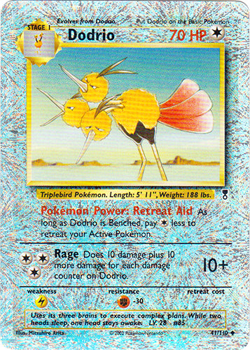 Dodrio - 41/110 - Uncommon - Reverse Holo | Legendary_Collection