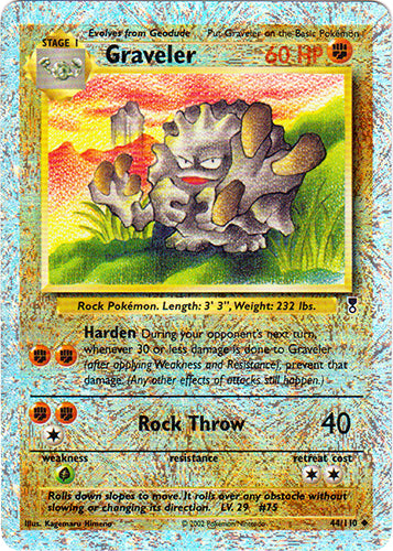 Graveler - 44/110 - Uncommon - Reverse Holo | Legendary_Collection