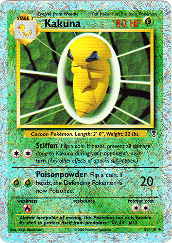 Kakuna - 50/110 - Uncommon - Reverse Holo | Legendary_Collection