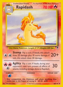 Rapidash - 60/110 - Uncommon | Legendary_Collection