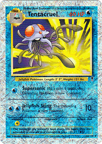 Tentacruel - 66/110 - Uncommon - Reverse Holo | Legendary_Collection