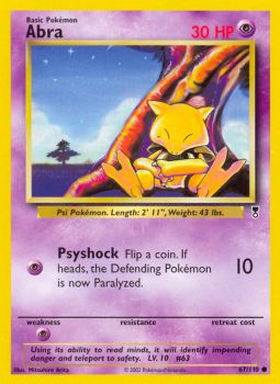 Abra - 67/110 - Common | Legendary_Collection