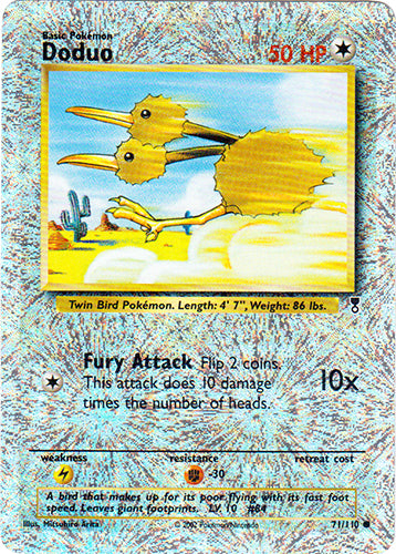 Doduo - 71/110 - Common - Reverse Holo | Legendary_Collection