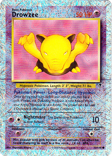 Drowzee - 73/110 - Common - Reverse Holo | Legendary_Collection