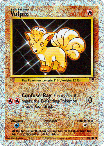 Vulpix - 98/110 - Common - Reverse Holo | Legendary_Collection