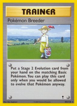 Pokemon Breeder - 102/110 - Rare | Legendary_Collection