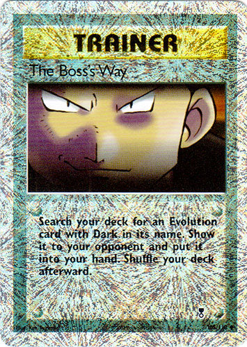 The Boss's Way - 105/110 - Reverse Holo | Legendary_Collection
