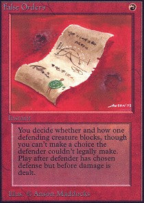 False Orders | Alpha