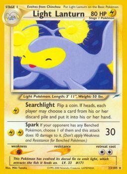 Light Lanturn - 23/105 - Rare - Unlimited Edition | Neo Destiny