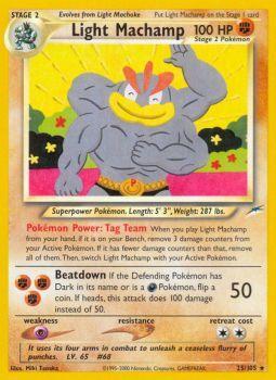 Light Machamp - 25/105 - Rare - Unlimited Edition | Neo Destiny