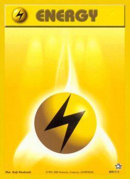 Lightning Energy - 109/111 - Common - Unlimited Edition | Neo Genesis