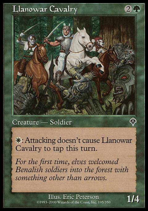 Llanowar Cavalry - Foil | Invasion