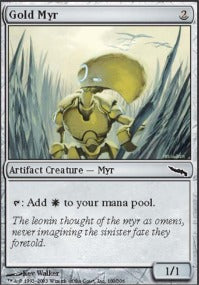 Gold Myr - Foil | Mirrodin