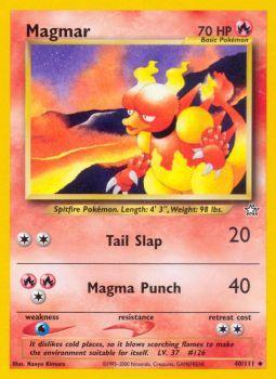 Magmar - 40/111 - Uncommon - Unlimited Edition | Neo Genesis