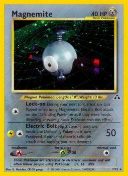 Magnemite - 7/75 - Holo Rare - Unlimited Edition | Neo Discovery