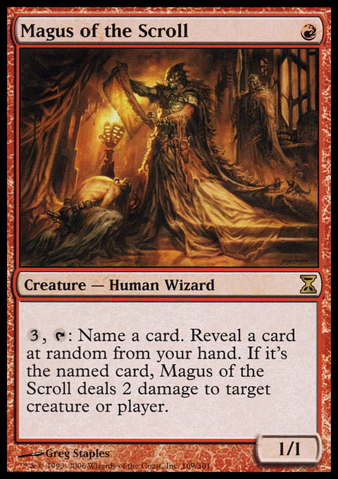 Magus of the Scroll - Foil | Time Spiral