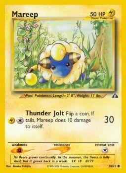 Mareep - 58/75 - Common - Unlimited Edition | Neo Discovery