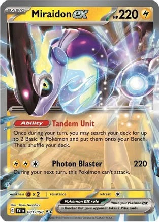 Miraidon ex - 081/198 - Double Rare | SV - Base Set
