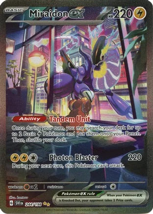 Miraidon ex - 244/198 - Special Illustration Rare | SV - Base Set