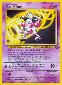 Mr. Mime - 22/64 - Rare - Unlimited Edition | Jungle
