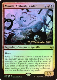 Munda, Ambush Leader - Foil - Prerelease Promo | Pre-Release Promos