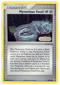 Mysterious Fossil - 79/92 - Common | EX Legend Maker