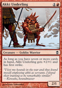 Akki Underling - Foil | Saviors of Kamigawa