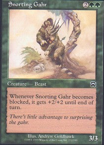 Snorting Gahr | Mercadian Masques
